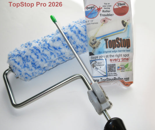 TopStop Professional Paint Roller Guide-
