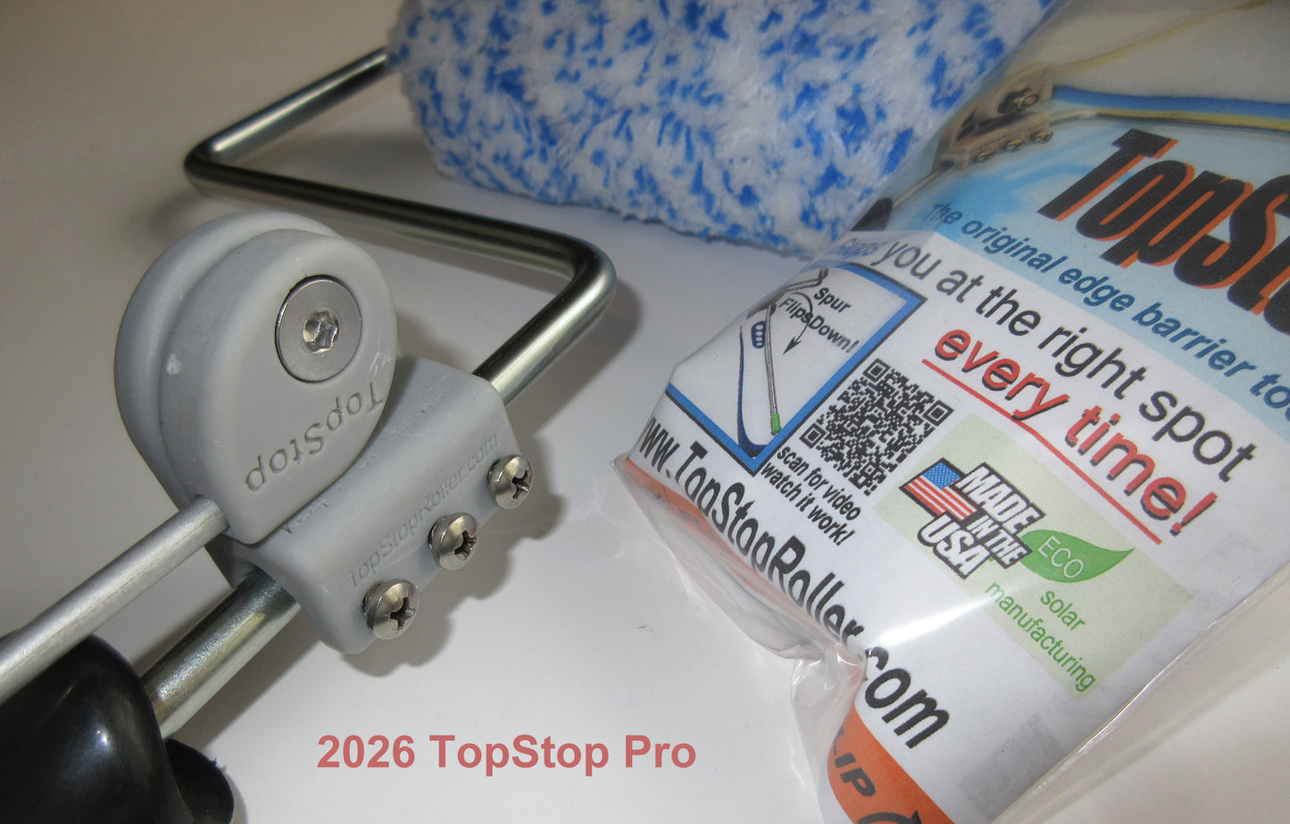 TopStop Professional Paint Roller Guide-